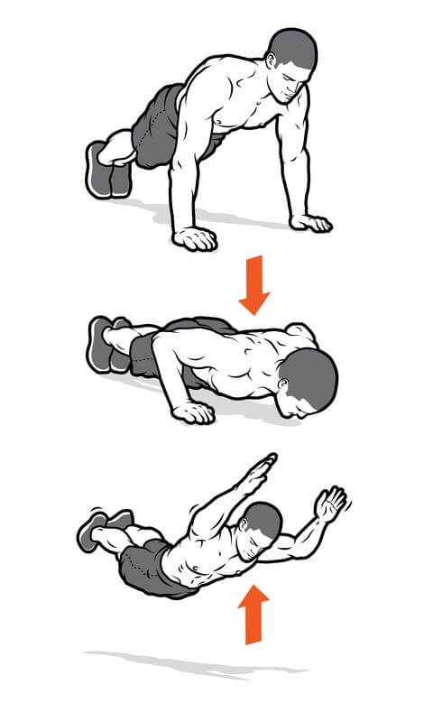 Flying Push Ups